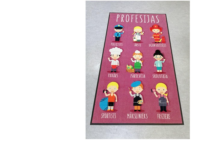 bērnu paklājs profesijas